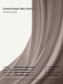 GLOWMODE SoftSerene Modal Easy Does It Soft Silky-Smooth Breathable Half-Zip Short-Sleeve Sweatshirt Daily Casual Wear - Khaki - View 4