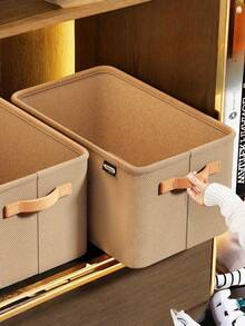 1PC Large-Capacity Storage Box, Clothing Organizer Box, Suitable For Storing Clothes, Pants, And Miscellaneous Items, Lightweight And An Essential Organizing Set For Home And Dormitory - Multicolor - View 8