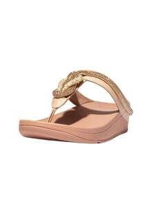 Fitflop Women's Flip-Flops Rosa FQ3 - Beige - View 2