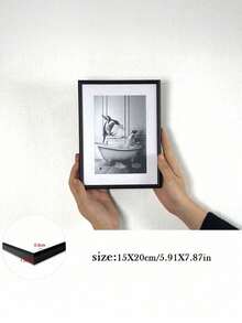 1 khung ảnh nhôm mỏng màu vàng đen hiện đại, kích thước 30x40cm, 21x30cm, 15x20cm, thích hợp trang trí nội thất phòng khách nhà cửa. - Nhiều màu - Xem 10