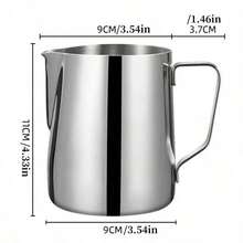 Cirelle Stainless Steel Latte Mug - Durable Coffee Cup With Thickened Spout, Ideal For Home Coffee & Milk Drinks - Multicolor - View 17