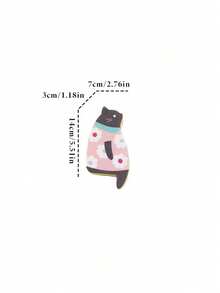 Joivida 1/2/4 件装 4 款猫咪造型清洁海绵，双面可用，可立于水槽旁，优质厨房洗碗海绵，耐刮擦超强吸水海绵，家用清洁用品及工具，新年居家必备 - 多色 - 查看 9