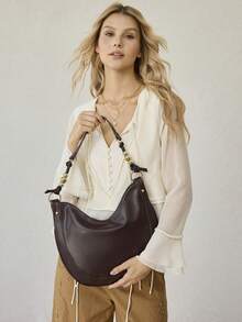 MOTF WOMEN SHOULDER BAGS - Coffee - View 5