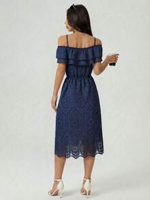 Romantic And Flattering Design For Any Occasion - Royal Blue - View 3