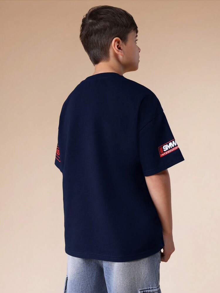 Camiseta Gráfica Masculina com Estampa de Nova York e Design de Corrida, Camiseta Casual de Manga Curta, Streetwear de Verão