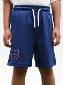 SUMWON Boys England Football Inspired Gradient Ombre T-Shirt And Shorts Co-Ord Set With Number 10 Print For Casual Summer Wear, World Cup 2026 Sporty Chic Game Day Football Blokecore Streetwear Jersey Kit - Multicolor - View 7