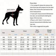 夏季中大型犬无袖背心，宠物睡衣家居服，适合拉布拉多犬、金毛寻回犬、阿拉斯加雪橇犬和其他中大型犬种。 - 藍色 - 查看 20