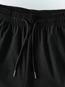 Driftmere Pantalon de sport léger, respirant et à séchage rapide pour hommes, adapté aux activités de plein air, été - Noir - Voir 5