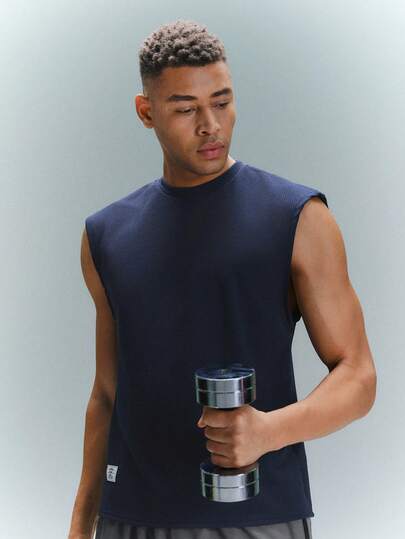 Driftmere 男士字母貼布背心上衣