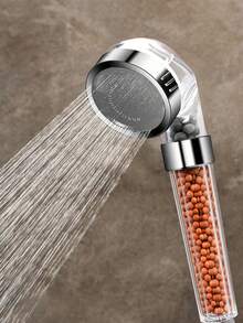 Głowica prysznicowa z filtracją jonów ujemnych, filtr filtracyjny, wysokociśnieniowy, oszczędzający wodę natrysk, ręczna głowica prysznicowa do suchej skóry i włosów, wystrój łazienki, wystrój jesienny, akcesoria łazienkowe - Wielokolorowe - Zobacz 6