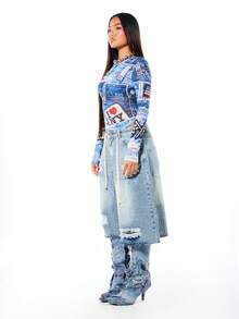 SUMWON WOMEN Women Tops - Blue - View 5