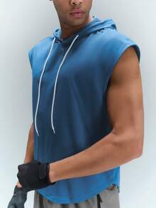 Driftmere Men's Simple Fashion Casual Sleeveless Top For Daily Wear - Blue - View 5