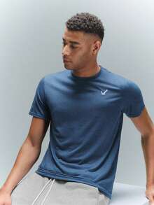 Driftmere 男士两件套针织短袖T恤套装，夏季 - 卡其色 - 查看 2