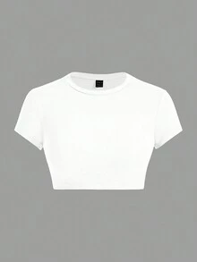 SHEIN ICON 2 piezas Camisetas de mujer - Multicolor - Ver 5