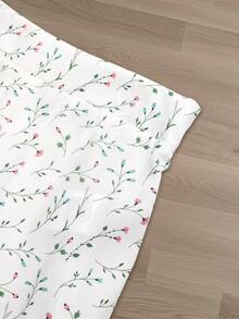 Franclia Bộ 2 món đồ đi nghỉ mát, gồm áo tank top màu trơn và chân váy hoa nhí. - trắng - Xem 4