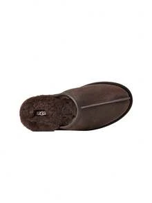 UGG شبشب رجالي من الجلد المخدوش باللون البني 1171294DDC - مسحوق الكاكاو - مشاهدة 3