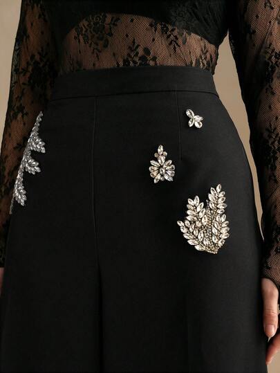 Anewsta Elegant Sleeveless Floral Print Waist Cinched Dress For Women