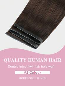 Double Invisible Glueless Remy Butterfly Weft Hair With Micro Beads Double PU Weft Hair Extensions Seamless Invisible Beaded Weft Extensions - S2 - View 3