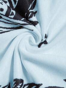 EMERY ROSE Plus Size Feather Printed Camisole Short Sleeve T-Shirt Graphic Tees Women Tops - Multicolor - View 4