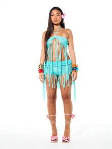 SUMWON WOMEN 女士针织上衣 - 藍色 - 查看 5