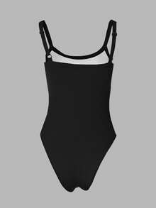 INAWLY 女士猫咪印花时尚百搭度假沙滩连体衣 - 彩色 - 查看 2