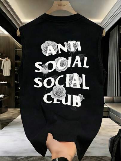 Men's vest, menswear, regular length, vest, sportswear, suitable for everyday wear and outdoor activities, made of comfortable fabric, machine washable.