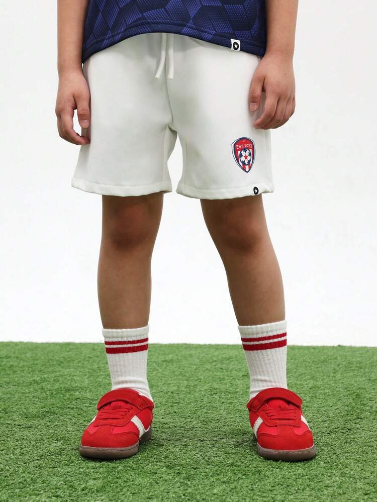 SUMWON Young Boys Polo Co-Ords - Blue - View 4