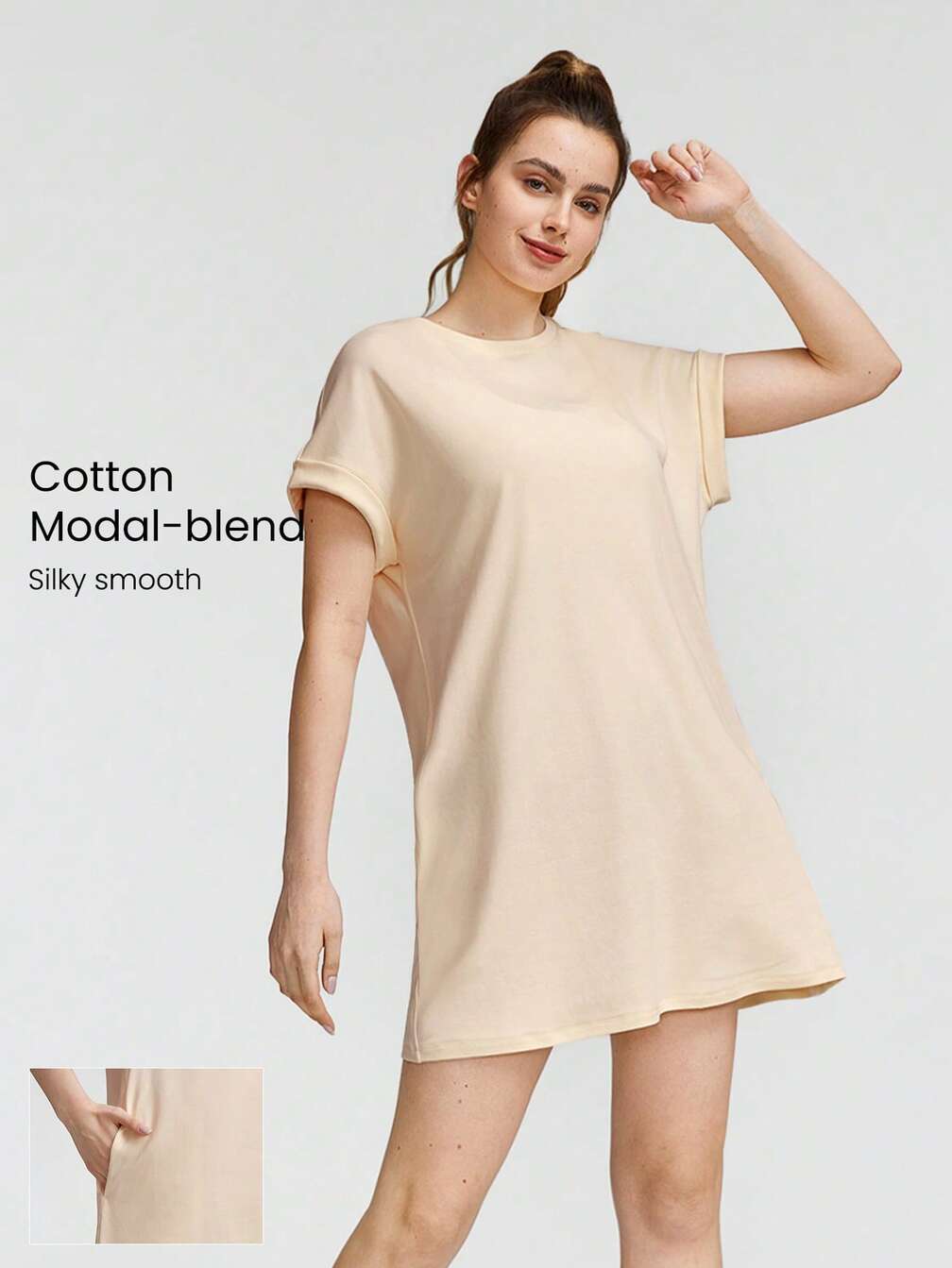 loose t shirt dress The Light Long T-Shirt pleasing summer top.The Dress for women features a loose crew Style Tshirt White Dress Casual