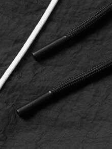 GymBeat Men's Fashion Printed Contrast Trim Sports Pants - Black - View 7