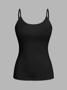 SHEIN EZwear 4件套休闲简约吊带背心，适合夏季穿着 - 彩色 - 查看 10