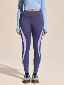 Exploreva Women's Casual Versatile Outdoor Tight Pants With Contrast Color - Multicolor - View 6
