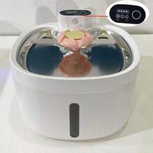 PETSIN Dispensador de agua automático inalámbrico para gatos - 88 onzas / 2.6 litros / 0.69 galones, con sensor de movimiento que detecta automáticamente el suministro de agua, ultra silencioso - Dispensador de agua para mascotas con batería - 2.6L - Ver 19