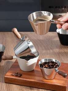 Cirelle 1个不锈钢咖啡奶泡器、浓缩咖啡杯、咖啡用具 - 彩色 - 查看 5