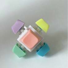 Stress Relieving Toy Keyboard Clicker, Cube Shaped Mechanical Keyboard, Stress Relieving Adult Gift, Relieving Stress And Killing Time (Chain Color And Style Random) - Multicolor - View 17