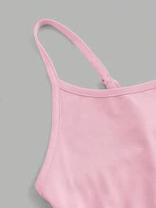 SHEIN EZwear 4件套休闲简约吊带背心，适合夏季穿着 - 彩色 - 查看 5