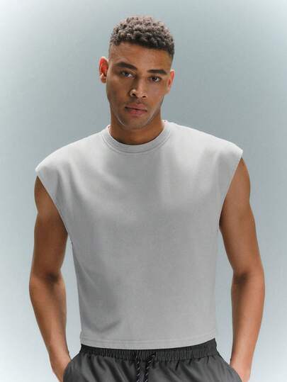 Driftmere 男士休闲水洗复古宽肩背心