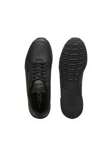 Puma PALERMO Women's Casual Athletic Shoes Premium Modern Anti-Slip Running Street Style Office Black 399068-09 - PUMA Schwarz/Schattengrau - Übersicht 4
