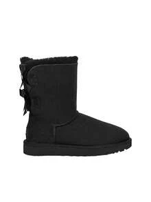 Moon Boot Bailey Bow II Women's Mid-Calf Boots Black 1016225BLK - Black/Black - View 1