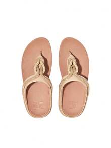 Fitflop Women's Flip-Flops Rosa FQ3 - Beige - View 3