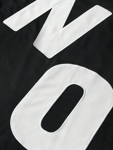 PAVTROS Men's Casual Letter Embroidery Round Neck Short Sleeve T-Shirt, Summer - Black - View 7