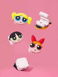 THE POWERPUFF GIRLS X SHEIN 3 Pcs Cute Magnetic Data Cable Storage, Data Cable Organizer, Storage Goodies - Multicolor - View 4