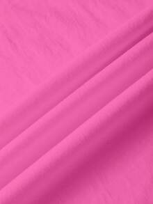 Glissea Women's Letter & Lemon Print Casual Round Neck Short Sleeve T-Shirt, Summer - Hot Pink - View 3