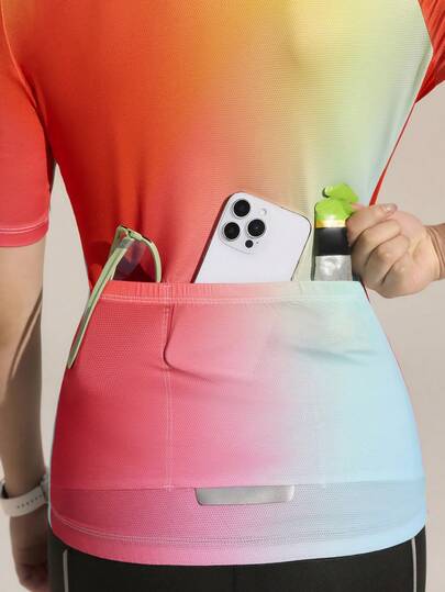 Exploreva Women's Short Sleeve Cycling Jersey - Zebra Print