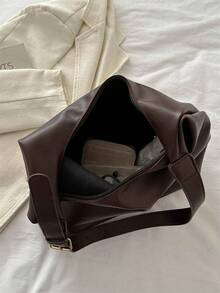 Glamine Túi Tote Đeo Vai Lớn Cho Nữ, Thiết Kế Thời Trang Mới, Sang Trọng & Phong Cách - Cà phê nâu - Xem 5