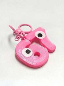 POKOJA LAND POKOJA LAND 67 Partner Keychain With Vivid Eyes | Durable Plastic, Multi-Color Options, Fun Design, Fine Carving, Snap Hook Closure, Suitable For Bags, Backpacks, Or Display Birthday Gifts Spring To Summer - Multicolor - View 16