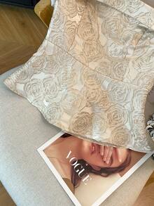 GlowEve 优雅提花面料收腰抹胸上衣，女士款 - 白色 - 查看 5