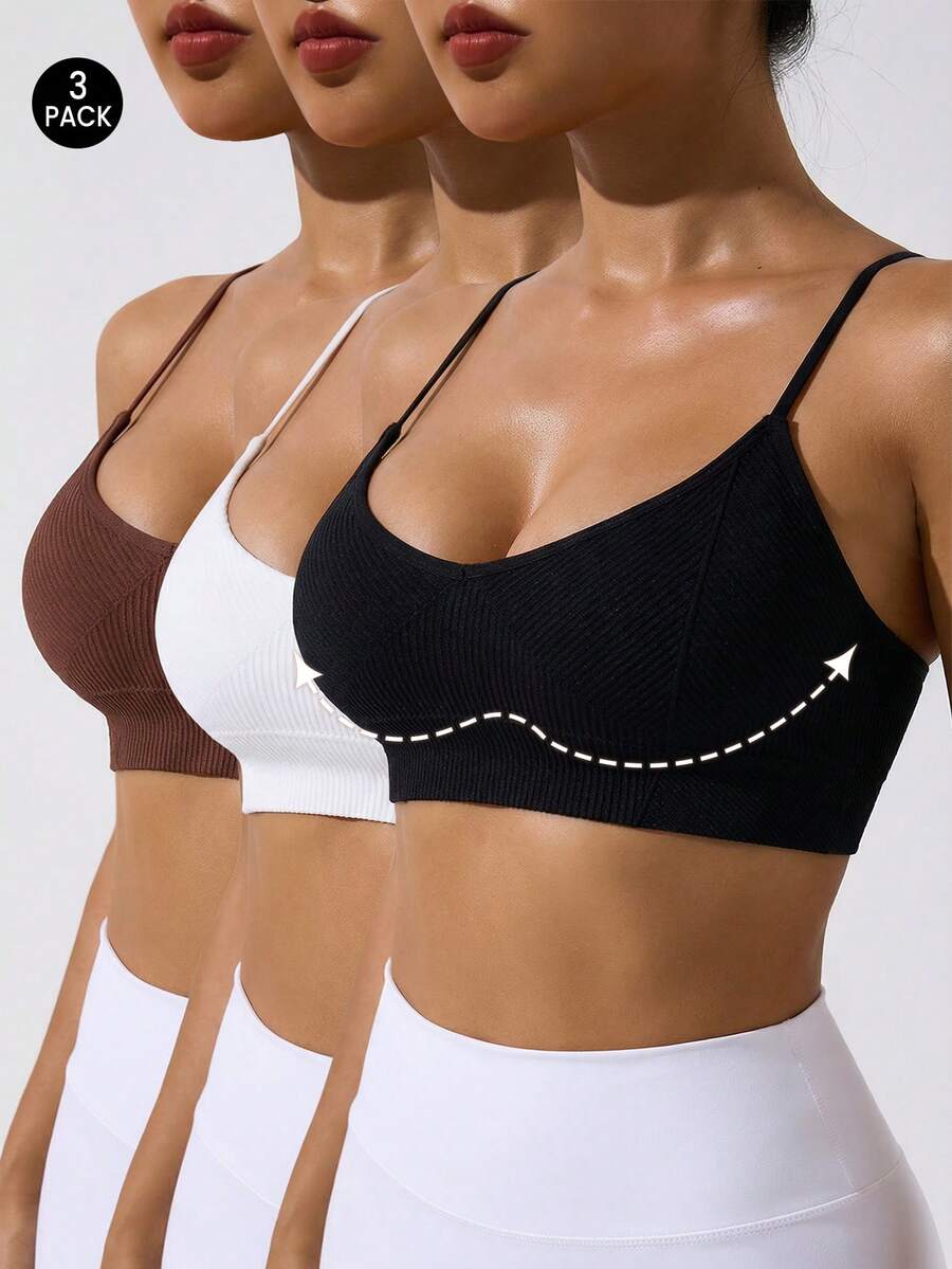 Velisys Velisys 女士纯色休闲百搭日常穿着运动吊带衫