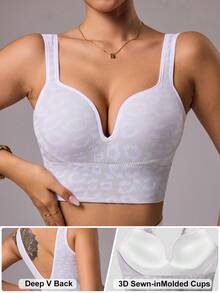 Dewbera Áo liền thân không đường may in họa tiết da báo gợi cảm, hở lưng. - Nhiều màu - Xem 3