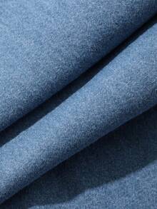 DAZY Đầm hè cho bé gái (trẻ nhỏ), đầm công chúa không tay thắt nơ, đầm denim cho trẻ em. - Màu xanh lam - Xem 7