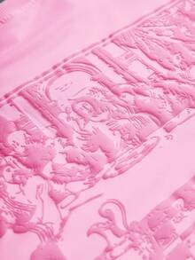 TOKVUE Áo thun nam casual bán chạy nhất "Bữa Tiệc Ly Cuối Cùng" in nổi 3D tranh sơn dầu, đa năng, thích hợp mặc hàng ngày, quà tặng cho bạn trai/chồng, quà kỷ niệm. - Hồng - Xem 5